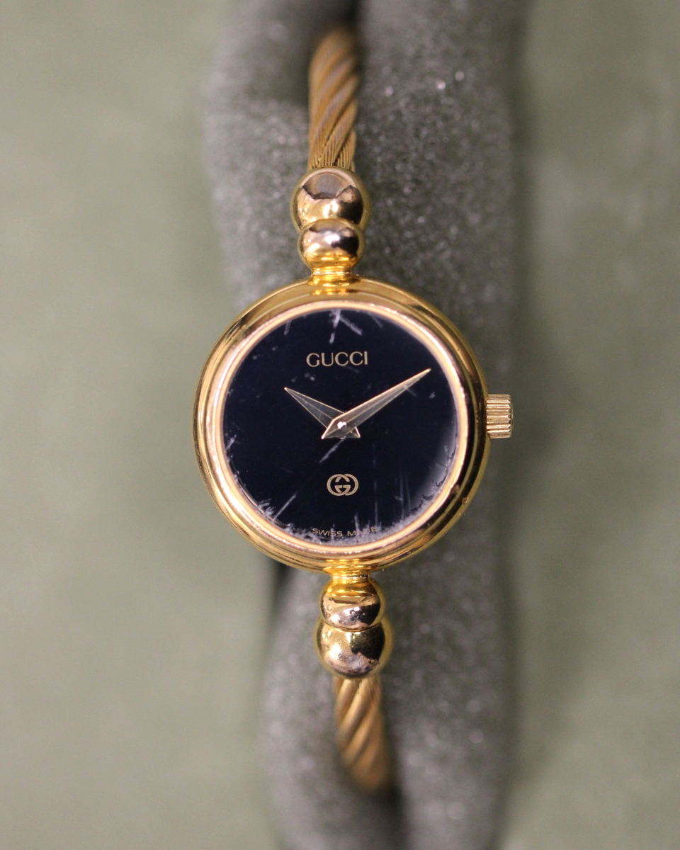 Gucci Women Watch 2700L Classic Gold Bangle – Vintage Working for