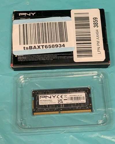 PNY XLR8 Gaming 16GB DDR4 3200 SODIMM Laptop Memory - Picture 4 of 4