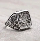 Orthodox silver 925 St George Warrior Ring Christian Blessed handmade jewellery