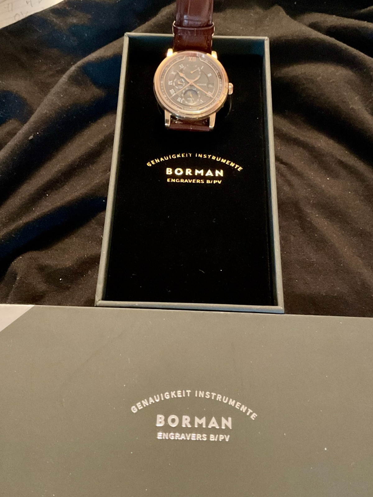 EUC Multifunction Automatic Borman Moon Phase Wat… - image 12