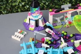 LEGO&reg; Friends 41130 Amusement Park Roller Coaster Incomplete! No Minifigs! READ!