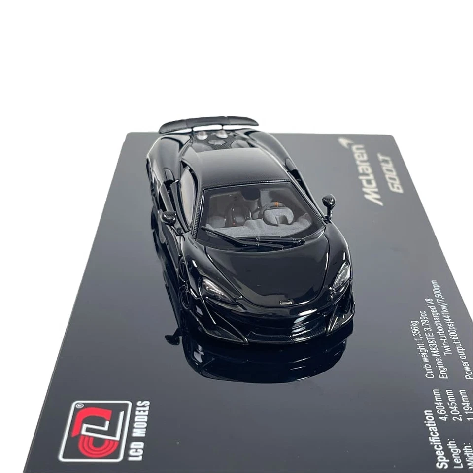 Modellino Auto LCD Models 1/43 McLaren 600LT Black - Immagine 2 di 4