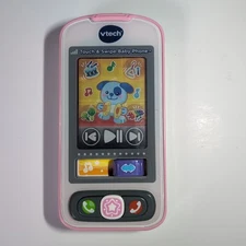 Vtech Baby Phone Play Toy Pink A36 w/batteries