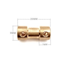 Reliable Motor Shaft Coupling for RC Boat Car Robot 2mm to 6mm Selection
