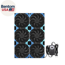 120Mmx6 720Mm Adjustable Computer PC Box Vent Fans 3V-12V Speed Controller for F