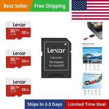 32GB Micro SD Card 3 Pack, microSDHC UHS-I Flash Memory Card with Adapter - U...