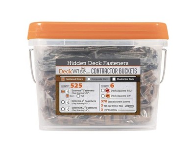 Deckwise Ipe Clip Extreme, 3/32'' Spacing, Brown, 525pc