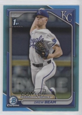 2024 Bowman Draft Chrome Sky Blue Refractor Drew Beam #BDC-75 1i7n