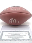 Aaron Rodgers Autographed Football With ASM Certificate Of Authenticity