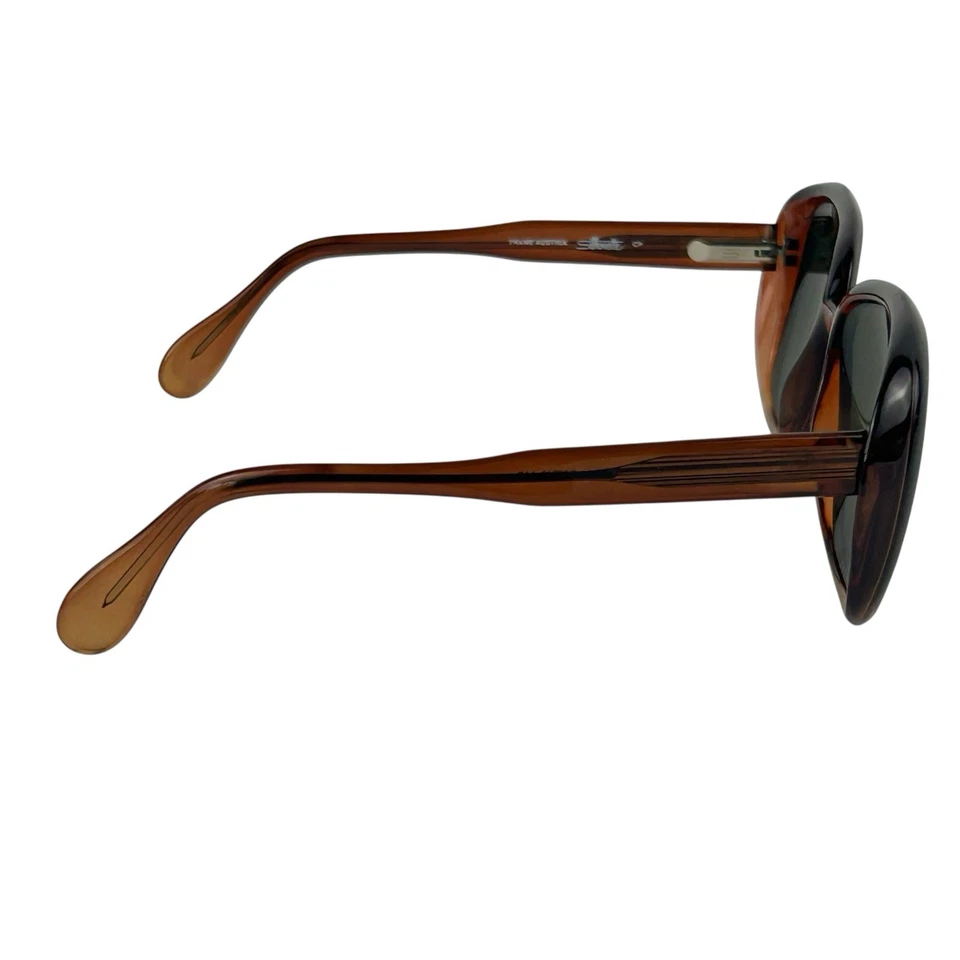 Gafas de sol vintage años 80 silueta marrón mod 2013 Col 2044 hechas en Austria Foto 3 de 4