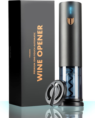 Electric Wine Opener - Premium 2025 Rechargeable Wine Bottle Opener Corkscrew wi