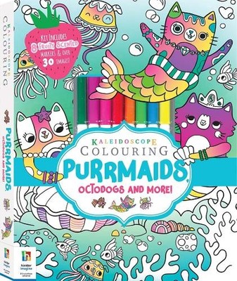 Hinkler Pty Ltd Kaleidoscope Colouring Purrmaids Octodogs  (Mixed Media Product)