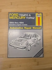 FORD TEMPO MERCURY TOPAZ 1984 - 1991 HAYNES SERVICE REPAIR MANUAL 1418