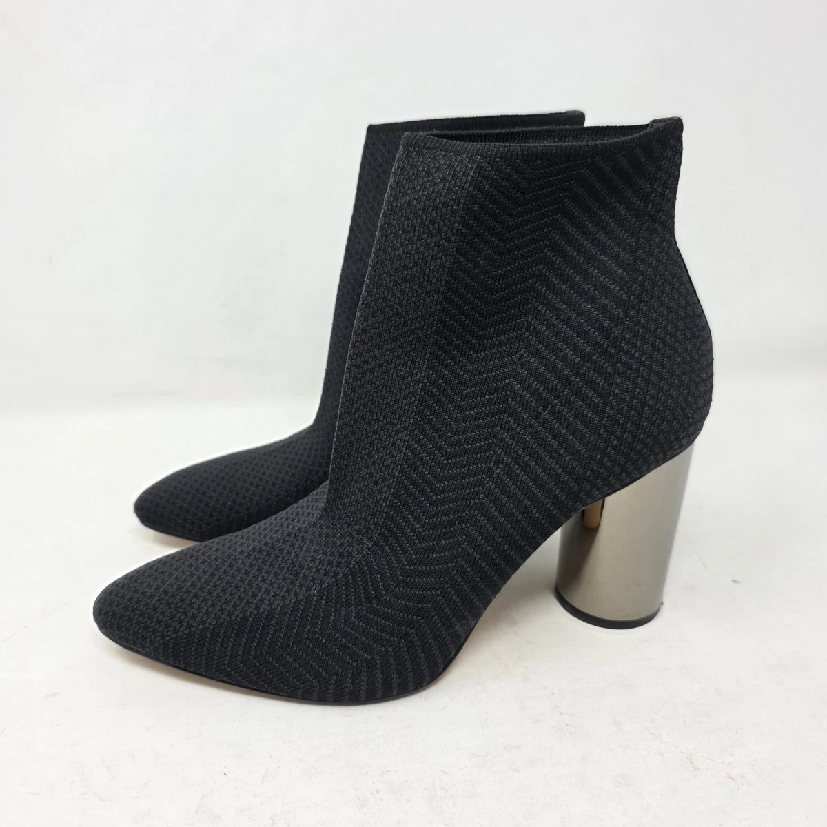 Zara Black High (3-3.9 in) Heel Height Boots for Women for 