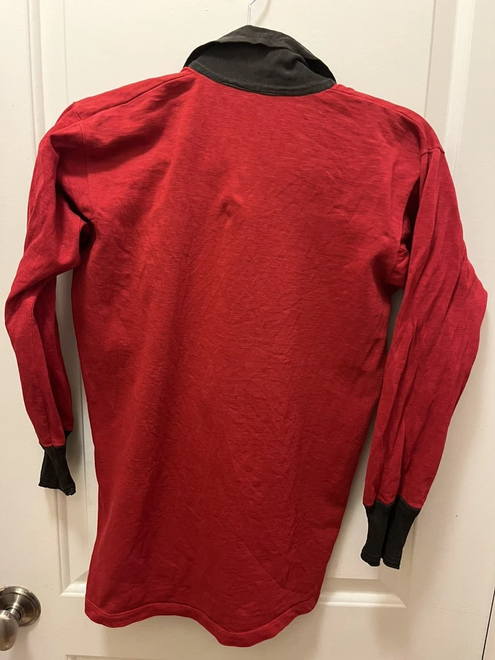 Vintage  Preppy Athletics Shirt  Medium 1950s Pullover Lace Up RARE - Image 4 of 4