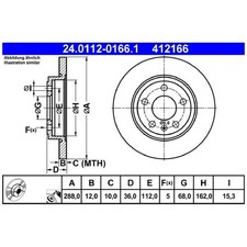 2x Bremsscheibe hinten für Seat Exeo 3R2 ST 3R5 | 26234458