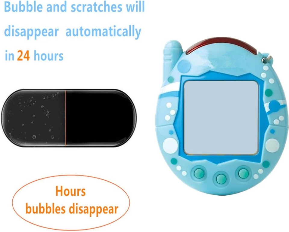 Протектор экрана совместимый для подключения тамагочи (6 упаковок) прозрачный TPU HD  - Изображение 3 из 4