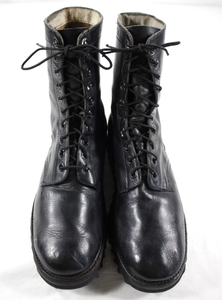 Vintage Nathan Hack Boots Mens 14 Ripple Sole Leather Combat Paratrooper Vietnam - Image 2 of 4