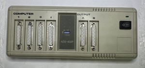 VINTAGE 2-Port DATA TRANSFER SWITCH A/B 25-Pin SERIAL PARAL LEL CABLE PORTS