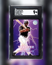 POP 2! 1996 Fleer Ultra Thunder Clap Gold Medallion #3 Bobby Bonilla SGC 9!