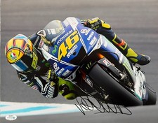 MotoGP 46 Valentino Rossi Signed 14x11 Photo SEE PHOTO & VIDEO PROOF ACOA [1]