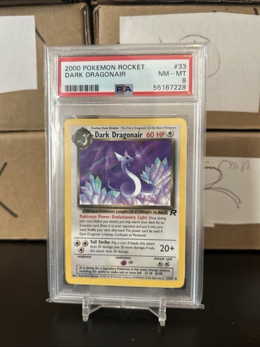 Dark Dragonair (1st Edition) graded PSA 8 for sale on eBay