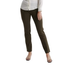 NWT Quince Medium Ex Petite 26” Ultra-Stretch Ponte Straight Leg Pants 3211-33