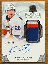2020-21 Upper Deck The Cup - Rookie Auto Patch Kieffer Bellows #149 /249 (AU,...