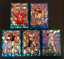 John Elway 1993 Collectors Edge RARE! Blue Hologram Prizm Football Set #E1-E5