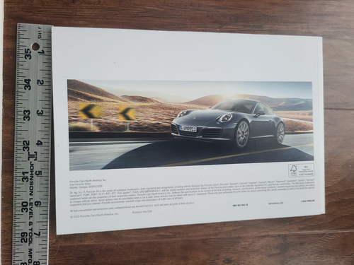 Porsche 911 2015 Verkaufsprospekt 991.2 Carrera Der neue 911 Ever Ahead Original - Bild 2 von 9