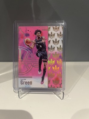 2024-25 Panini Court Kings - Jalen Green /99 Pink #33 Houston Rockets