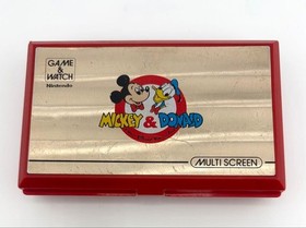 Nintendo DM-53 Game and Watch Mickey and Donald Console Japan Used