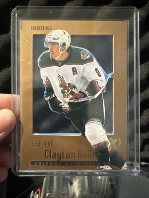 CLAYTON KELLER 2023-24 UD SKYBOX EX 2000 CREDENTIALS PARALLEL 385/499 / Damage