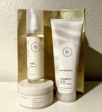 Bath  Body Works BBW Sensitive Skin Milk Gift Set 4 pc Butter Mist Wash RP 60