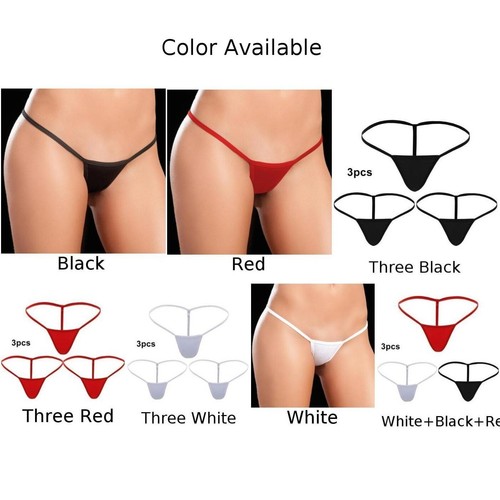 Sexy Women Ladies Thongs G String Tanga Panties Modal Underwear Mini Thong Comfy - Bild 2 von 19