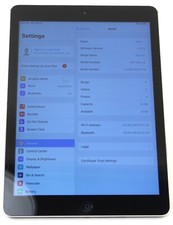 Apple iPad Air A1474 MD785LL/A 16GB 9.7" Wifi Only Space Gray Tablet; 6155245