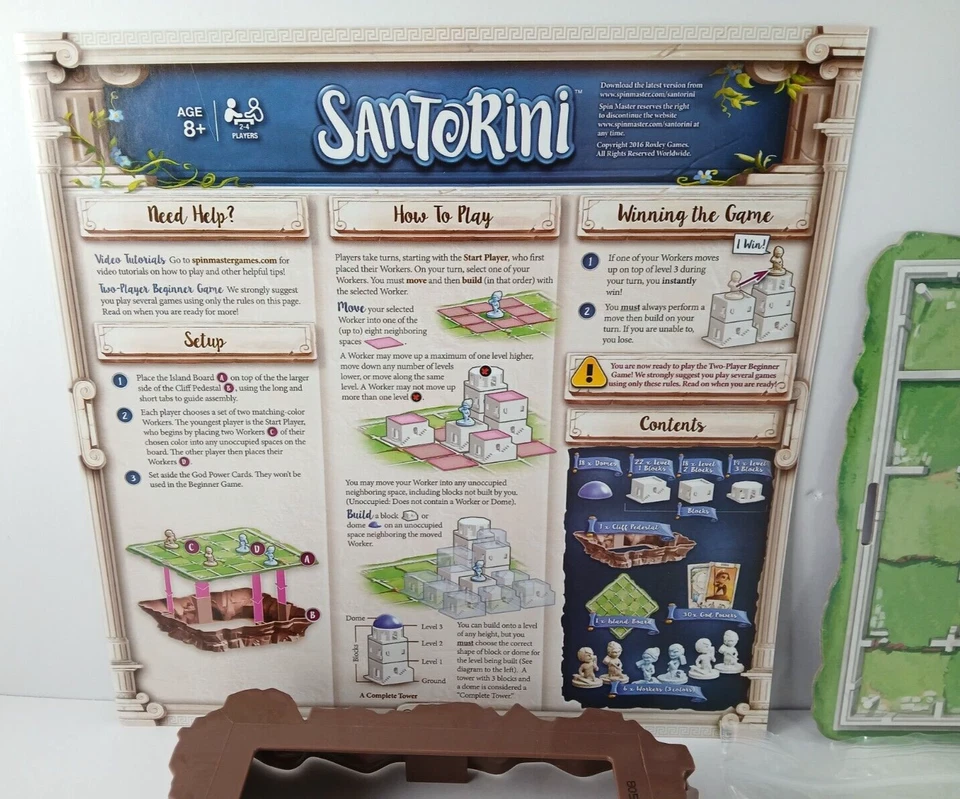 SANTORINI Greek God City-Building Board Game 100% COMPLETE Excellent Condition! - Image 4 of 4