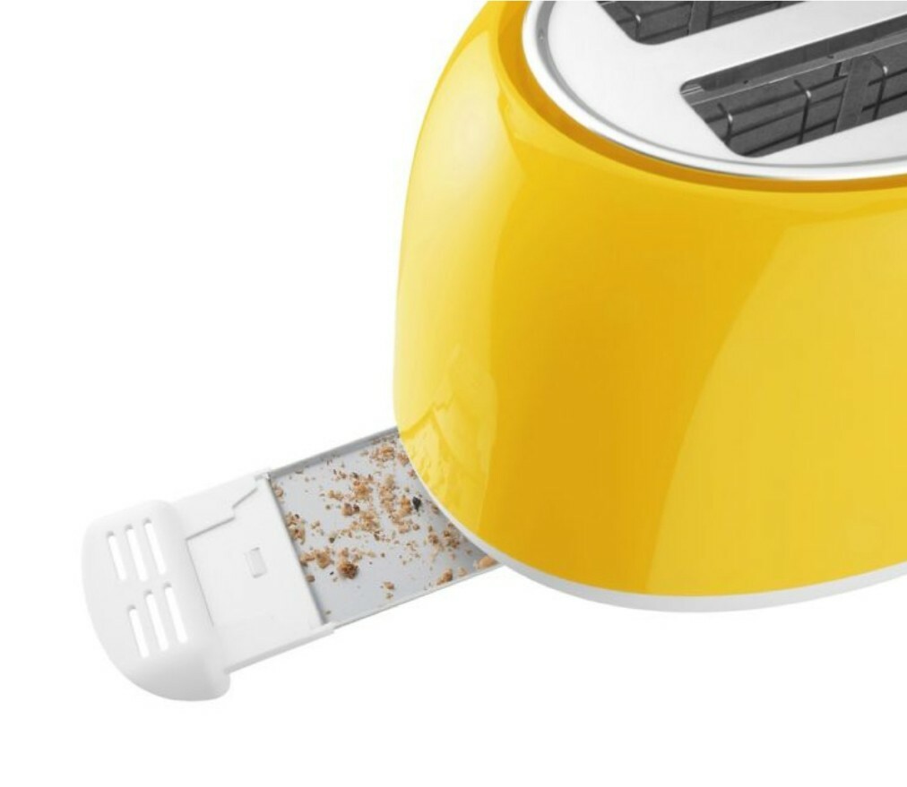 Sencor Toaster 2-Slice Bright Yellow Anti Slip Heat Insulated Outer Case New
