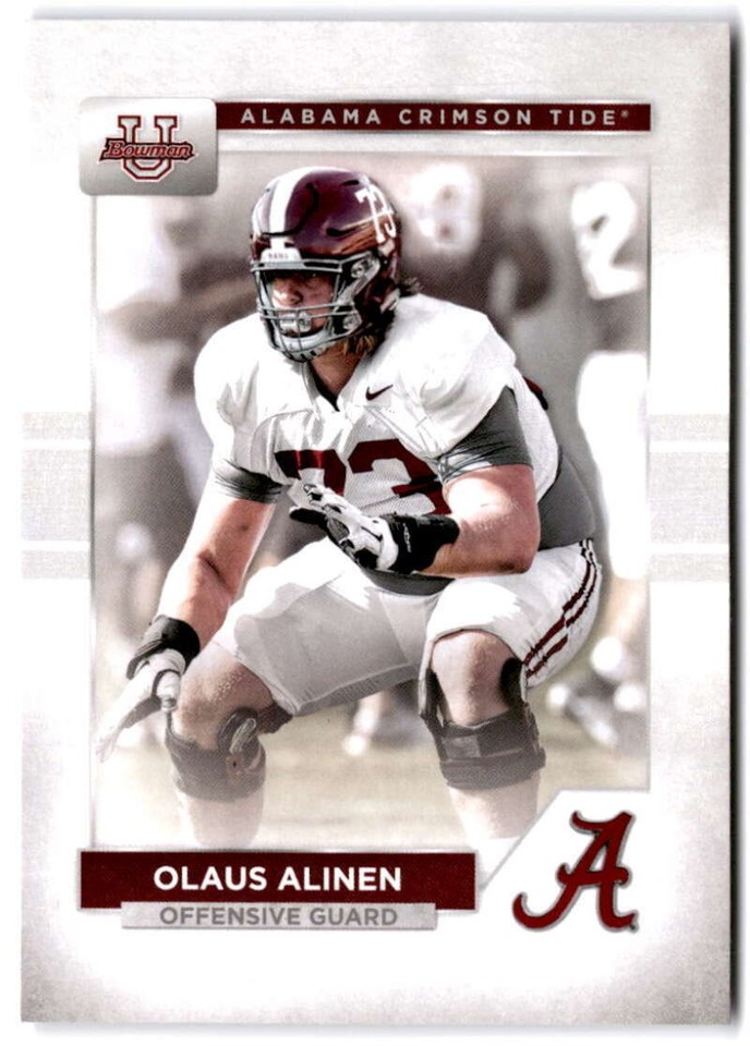 2023 Bowman University Alabama Crimson Tide Olaus Alinen #39 - 1 of 1