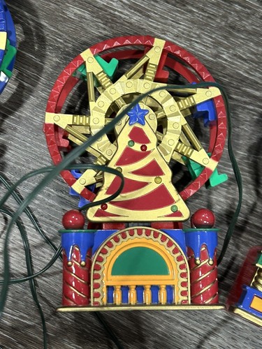 J5 1994 MR WEIHNACHTEN Urlaub Riesenrad beleuchtet animiert musikalische Dekoration funktioniert - Bild 12 von 17