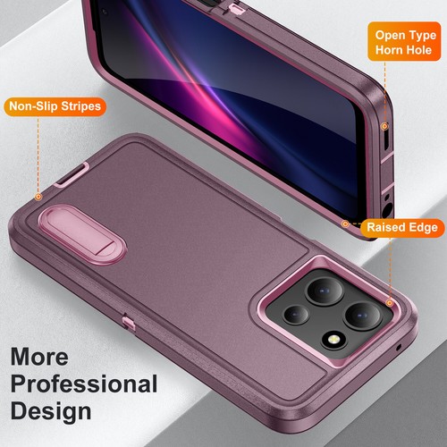 Funda rígida trasera híbrida resistente híbrida a prueba de golpes para Motorola Moto G Power 5G/G 5G 2025 - Imagen 42 de 100