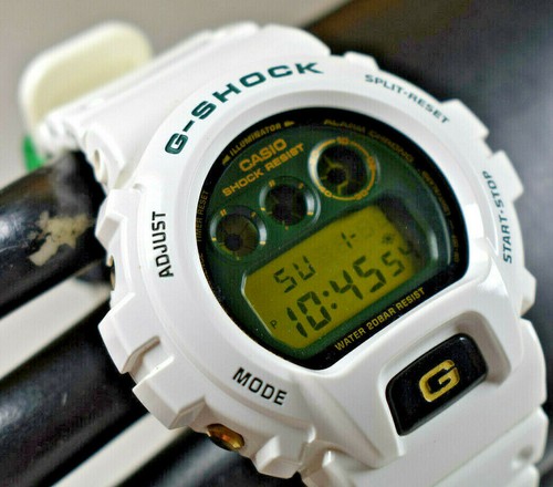 Casio G-Shock Jamaica Limited Men's Watch DW-6900R-7 NEW BATTERY/BEZEL/BAND! - 第 3/10 張圖片