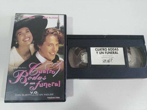Four Weddings And A Funeral - VHS Tape V.O.S. English Subtitles Speak Up