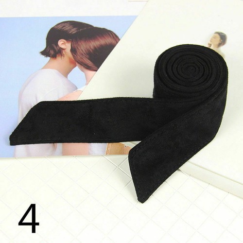 Gabardina Cintura Cintura Cintura Cuero Sintético Sobretodo Chaqueta Suéter Vendaje Negro - Imagen 14 de 15