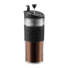 bodum TRAVEL FRENCH PRESS | DOUBLE WALL PLASTIC COFFEE / TEA MAKER Mug Tumbler