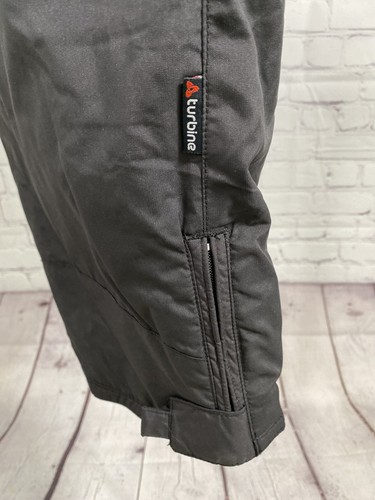 Turbine Boardwear Solid Black Adjustable Waist Ventilated Pants Girls L - Picture 5 of 9