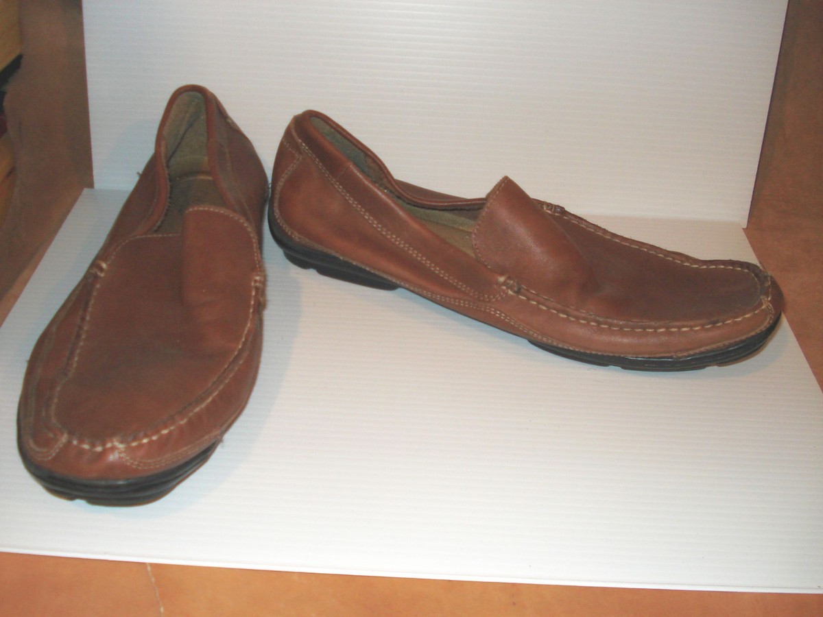 Chaps Dark Brown Men\'s Loafers Chaps Leather Loafers for Men | Mercari main image 3