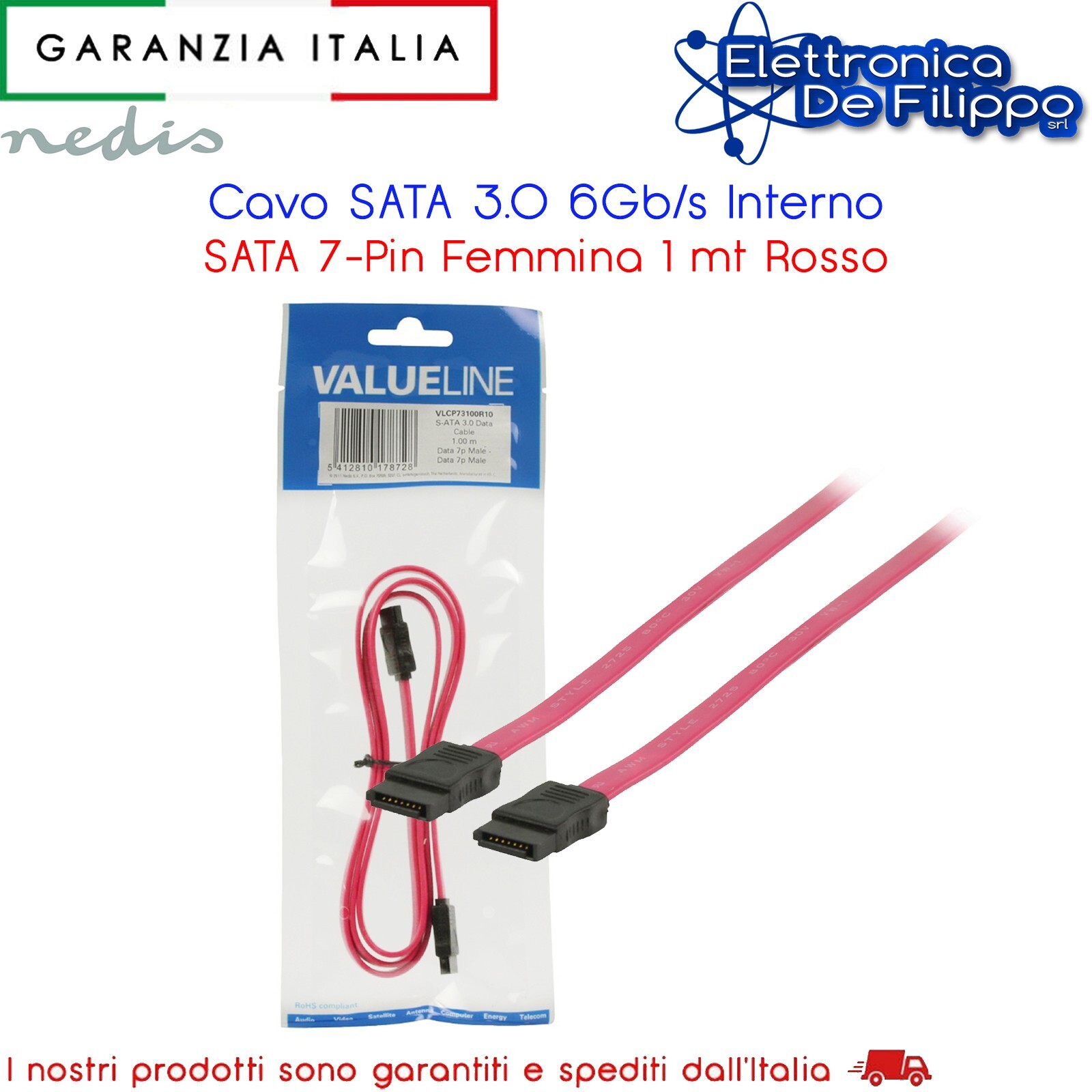 Cavo Dati Serial ATA 7-Pin