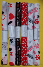 Dog Puppy Print-6 Different 100 Cotton Woven Fabric Fat Quarters-2020-NEW