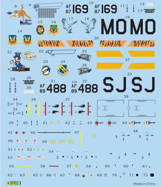 F-15E STRIKE EAGLE U.S.A.F. In Action OEF & OIF G.W.H. 1/72 PLASTIC KIT - Photo 3/3
